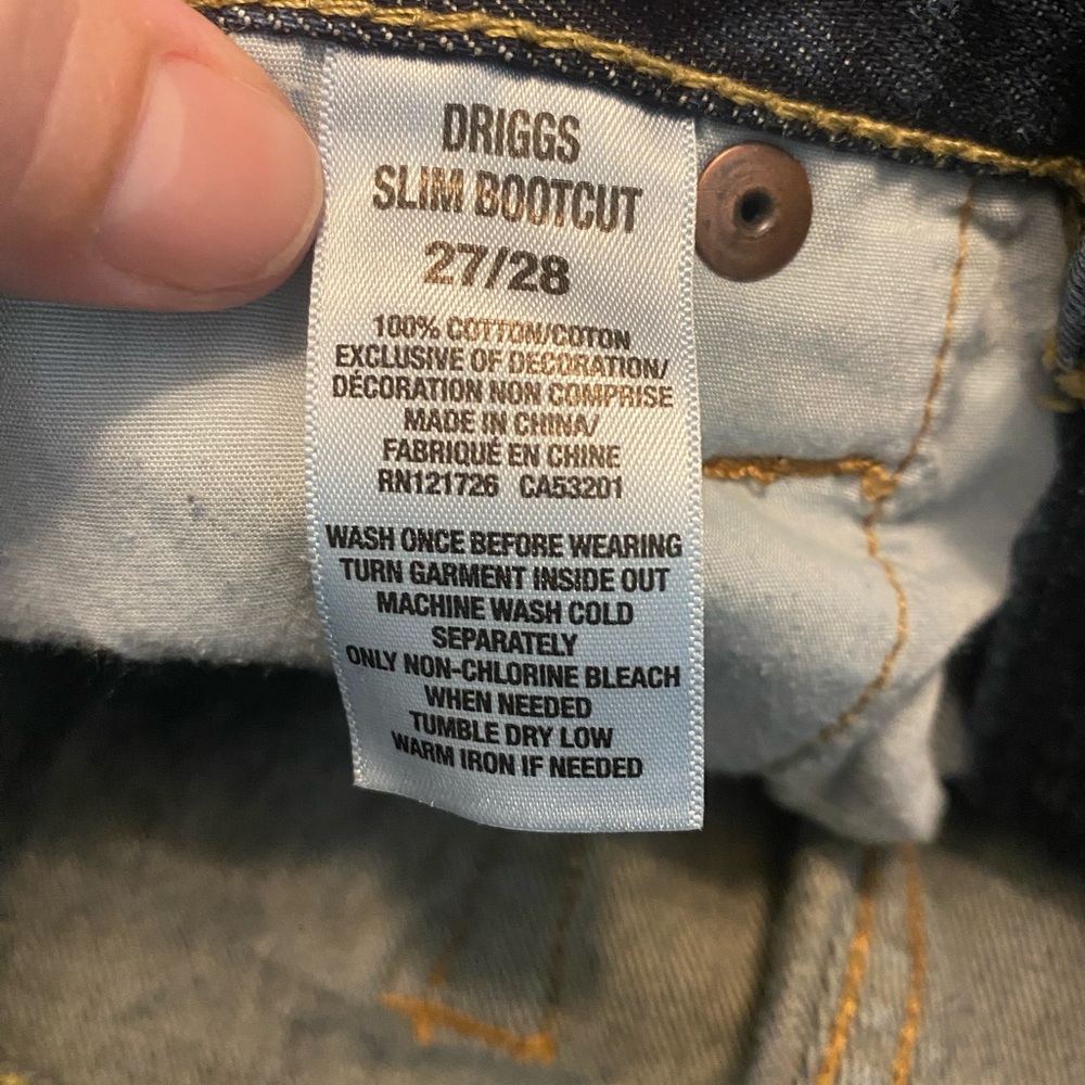 Aeropostale Jeans, Driggs Slim Bootcut, Men’s Size 27/28 - Picture 5 of 8